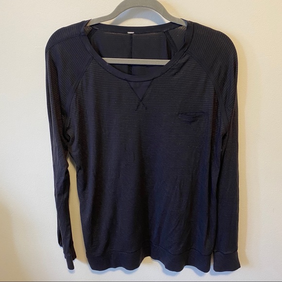 Lululemon Black Long Sleeve Shirt Sz 8